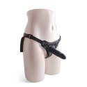 Czarne majtki strap-on z silikonowym dildo 10 cm Czarne majtki strap-on z silikonowym dildo 10 cm