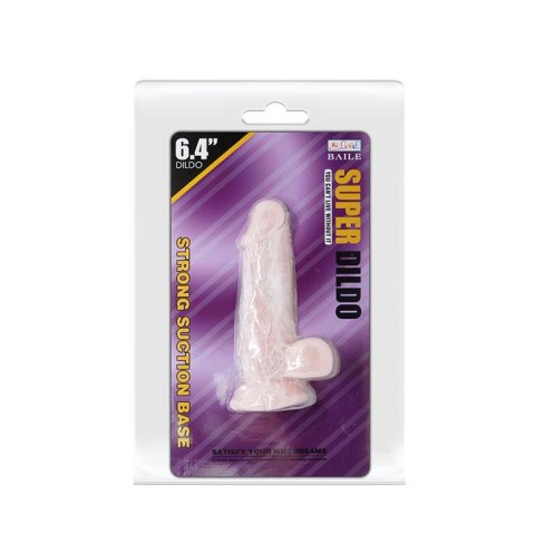 Duże grube dildo z przyssawką i jądrami sex 16cm Duże grube dildo z przyssawką i jądrami sex 16cm