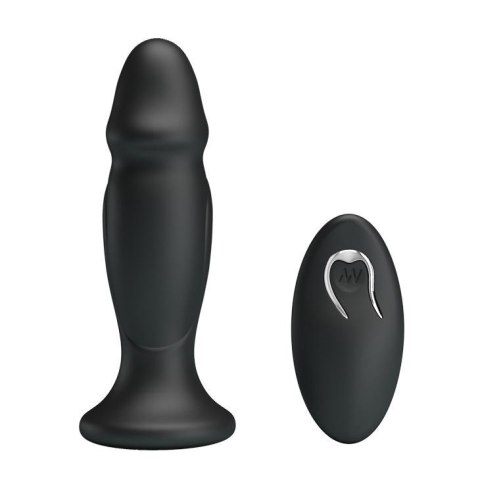 Mini penis korek analny wibrujący na pilota 12cm Mini penis korek analny wibrujący na pilota 12cm