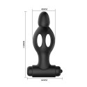 Mocny wibrujący korek analny 10 trybów 11cm sex Mocny wibrujący korek analny 10 trybów 11cm sex