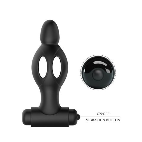 Mocny wibrujący korek analny 10 trybów 11cm sex Mocny wibrujący korek analny 10 trybów 11cm sex