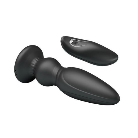 Mocny wibrujący ładowany korek analny 12cm 12tryb Mocny wibrujący ładowany korek analny 12cm 12tryb
