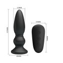 Mocny wibrujący ładowany korek analny 12cm 12tryb Mocny wibrujący ładowany korek analny 12cm 12tryb