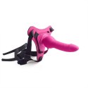 Uprząż strap-on szelki penis dla kobiet dildo 14cm