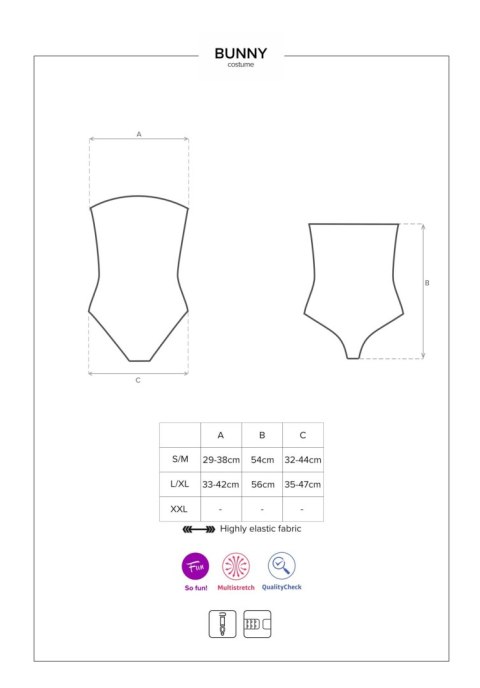 Kostium erotyczny króliczek przebranie bunny s/m Kostium erotyczny króliczek przebranie bunny s/m