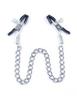 Zaciski na sutki klamerki łańcuszek bondage bdsm