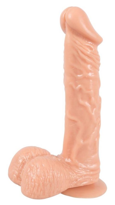 Duże giętkie realistyczne dildo przyssawka 22,5 cm Duże giętkie realistyczne dildo przyssawka 22,5 cm
