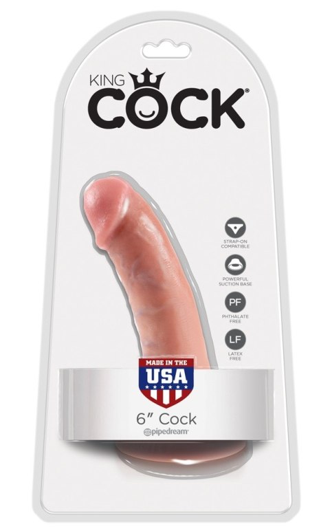 King Cock 6 inch Flesh King Cock 6 inch Flesh