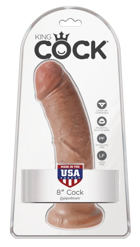 King Cock 8 inch Skin-coloured King Cock 8 inch Skin-coloured