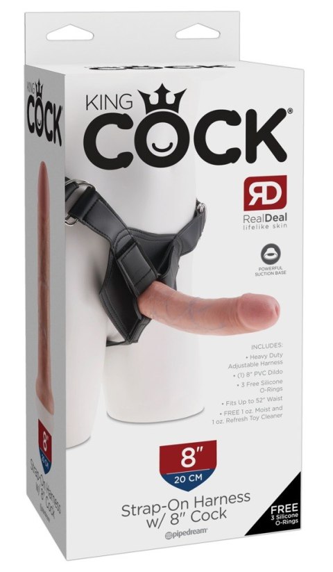 King Cock Strap-On 8 inch King Cock Strap-On 8 inch