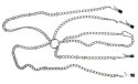 Klamry zaciski na sutki z łańcuszkiem BDSM bondage Klamry zaciski na sutki z łańcuszkiem BDSM bondage