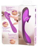 Podwójny masażer łechtaczki wibrator 10trybów 22cm