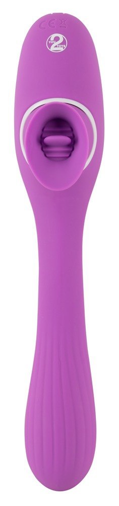 Podwójny masażer łechtaczki wibrator 10trybów 22cm Podwójny masażer łechtaczki wibrator 10trybów 22cm