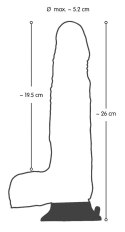 Realistyczne dildo penis przyssawka rotacja 26c Realistyczne dildo penis przyssawka rotacja 26c