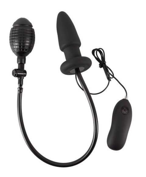 Wibrujące dildo analne pompka korek zatyczka 12 cm Wibrujące dildo analne pompka korek zatyczka 12 cm