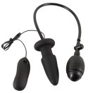 Wibrujące dildo analne pompka korek zatyczka 12 cm