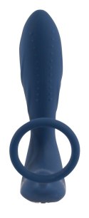 Wibrujące dildo analne ze stymulacja łechtaczki