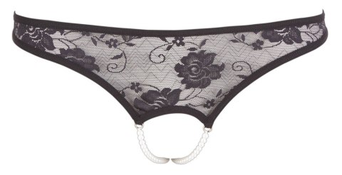 Lace String Pearls black S Lace String Pearls black S