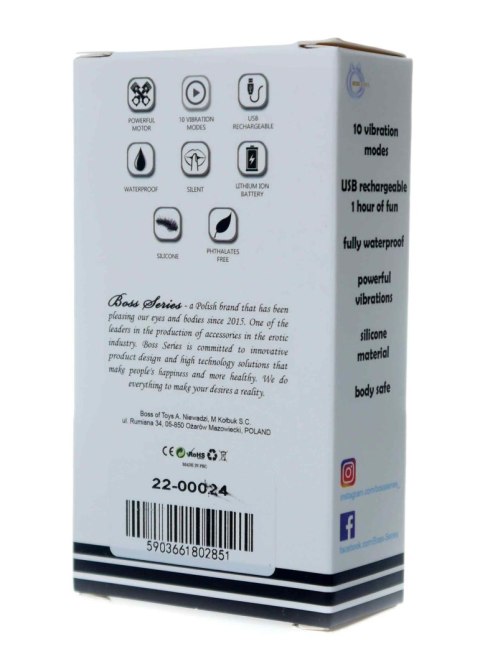 Dyskretny sex masażer mini wibrator 9cm 10trybów Dyskretny sex masażer mini wibrator 9cm 10trybów