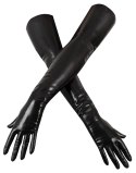 Rękawiczki lateksowe długie czarne unisex bdsm sex Rękawiczki lateksowe długie czarne unisex bdsm sex