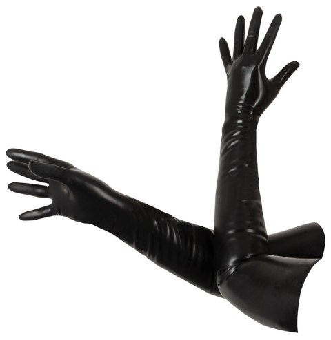 Rękawiczki lateksowe długie czarne unisex bdsm sex Rękawiczki lateksowe długie czarne unisex bdsm sex