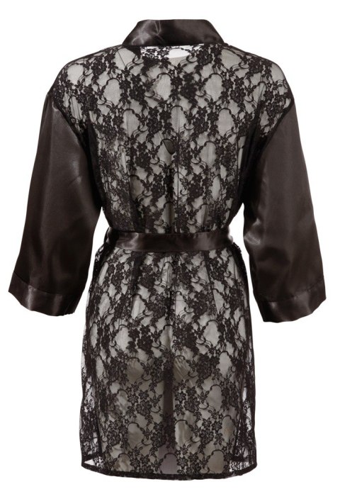 Szlafrok satynowy z koronką seksowne kimono L/XL Szlafrok satynowy z koronką seksowne kimono L/XL