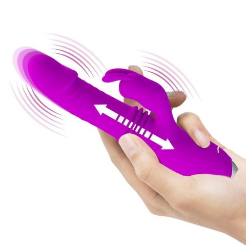 Jedwabisty wibrator posuwisty rotacyjny królik Jedwabisty wibrator posuwisty rotacyjny królik