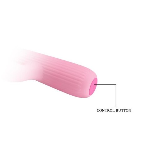 Królik wibrator z masażerem rotacyjny 18cm 4tryby Królik wibrator z masażerem rotacyjny 18cm 4tryby