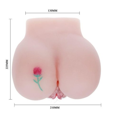 Masturbator wibrujący 2 dziurki anal wagina włosy Masturbator wibrujący 2 dziurki anal wagina włosy