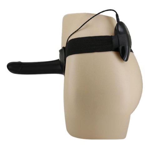 Penis na paskach strapon wibrujący z uprzężą 17 cm Penis na paskach strapon wibrujący z uprzężą 17 cm