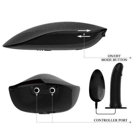 Penis na paskach strapon wibrujący z uprzężą 17 cm Penis na paskach strapon wibrujący z uprzężą 17 cm