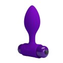 Plug korek analny z wibracjami mała wtyczka 8cm Plug korek analny z wibracjami mała wtyczka 8cm