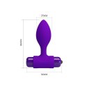 Plug korek analny z wibracjami mała wtyczka 8cm Plug korek analny z wibracjami mała wtyczka 8cm