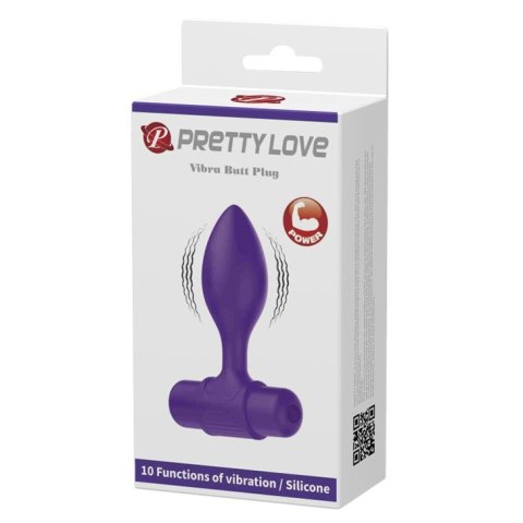 Plug korek analny z wibracjami mała wtyczka 8cm Plug korek analny z wibracjami mała wtyczka 8cm