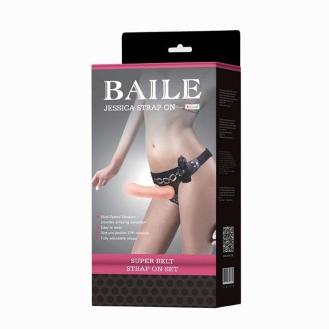 Realistyczny penis na pasach wibrator strapon 19cm Realistyczny penis na pasach wibrator strapon 19cm