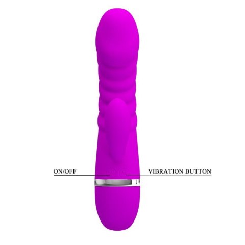 Sex wibrator ze stymulatorem łechtaczki 7tryb 18cm Sex wibrator ze stymulatorem łechtaczki 7tryb 18cm