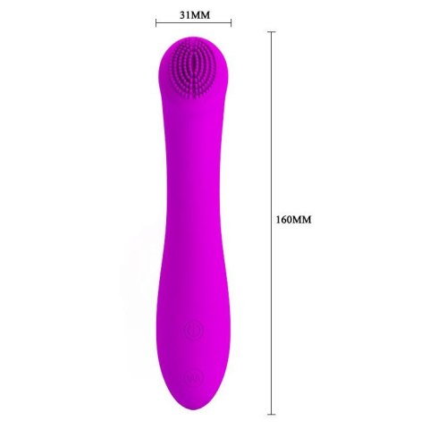 Wibrator do punktu g masażer łechtaczki 16cm 20try Wibrator do punktu g masażer łechtaczki 16cm 20try