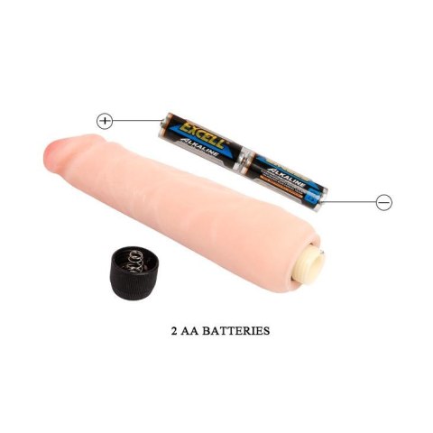 Wibrator penis naturalny z żyłkami elastyczny 25cm Wibrator penis naturalny z żyłkami elastyczny 25cm