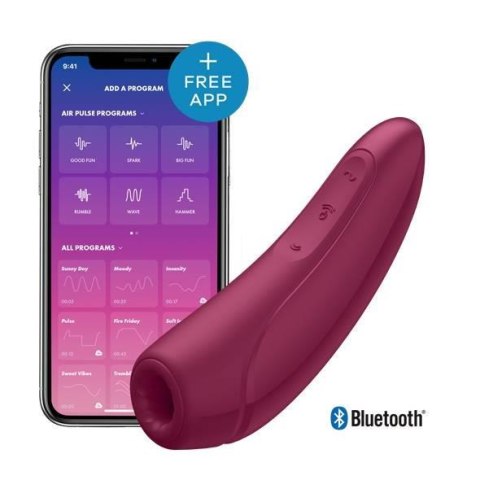 Wibrujący masażer powietrzny satisfyer curvy 1+ Wibrujący masażer powietrzny satisfyer curvy 1+