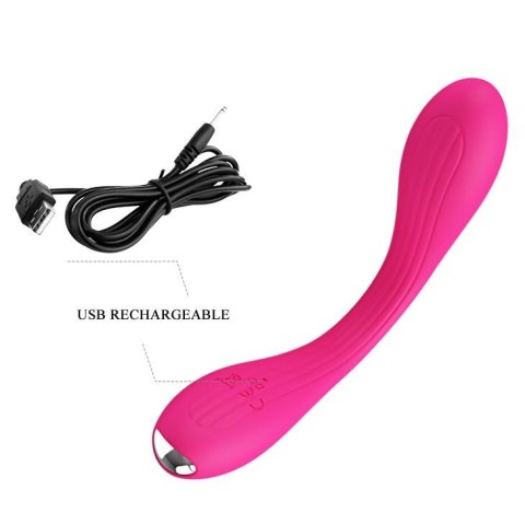 Zginany wibrator podwójny punkt g łechtaczka 17cm Zginany wibrator podwójny punkt g łechtaczka 17cm