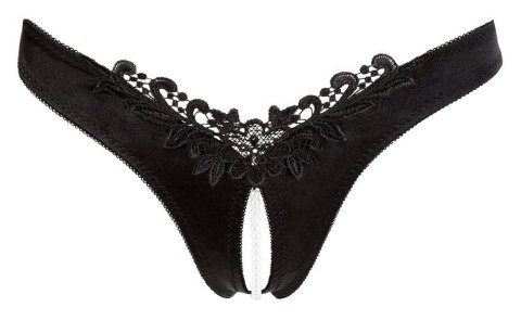 G-String Pearls black L G-String Pearls black L