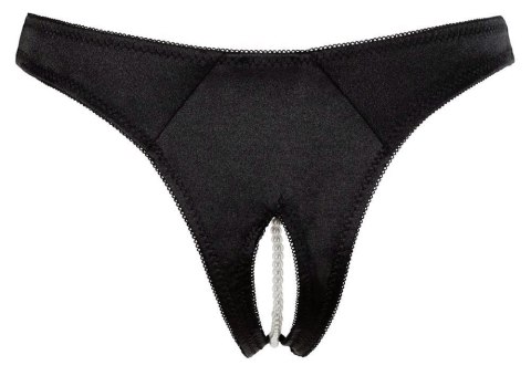 G-String Pearls black L G-String Pearls black L