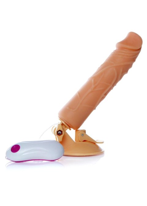 Dildo z przyssawką pilotem penis realistyczny 24cm Dildo z przyssawką pilotem penis realistyczny 24cm