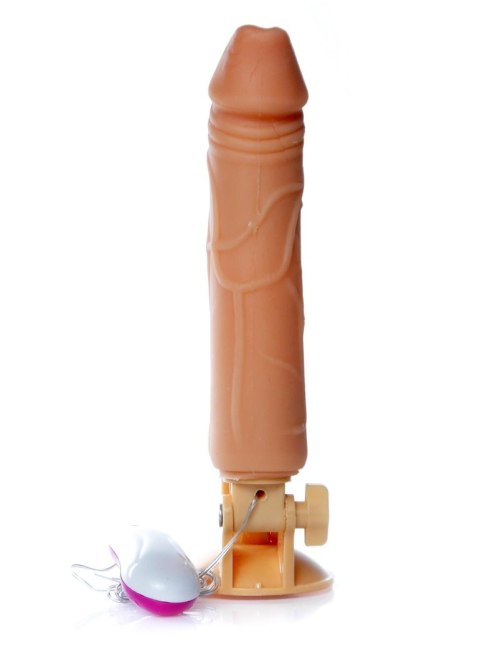 Dildo z przyssawką pilotem penis realistyczny 24cm Dildo z przyssawką pilotem penis realistyczny 24cm