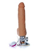 Dildo z przyssawką uchwytem pilotem realistyczny Dildo z przyssawką uchwytem pilotem realistyczny