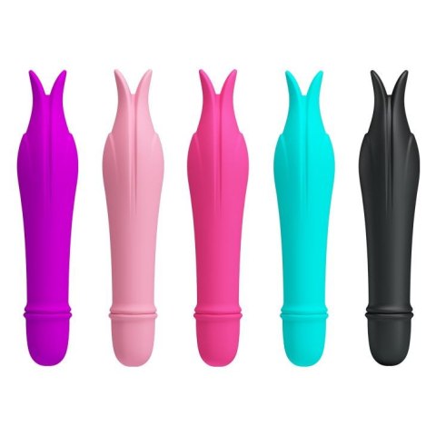 Mini silikonowy wibrator różne kolory 10 funkcji Mini silikonowy wibrator różne kolory 10 funkcji
