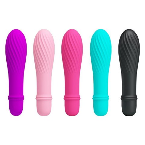 Mini silikonowy wibrator różne kolory 10 funkcji Mini silikonowy wibrator różne kolory 10 funkcji