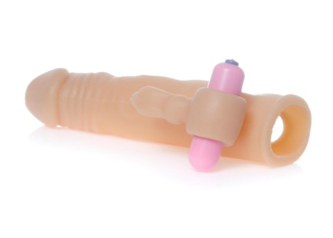 Nakładka przedłużająca penisa sex wibracje 18cm Nakładka przedłużająca penisa sex wibracje 18cm