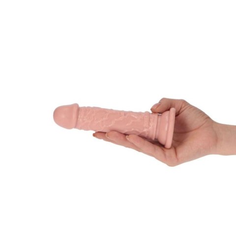 Realistyczne żylaste cieliste dildo z przyssawką Realistyczne żylaste cieliste dildo z przyssawką