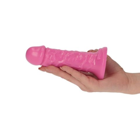 Realistyczny różowy penis z żyłami przyssawką 12,5 Realistyczny różowy penis z żyłami przyssawką 12,5